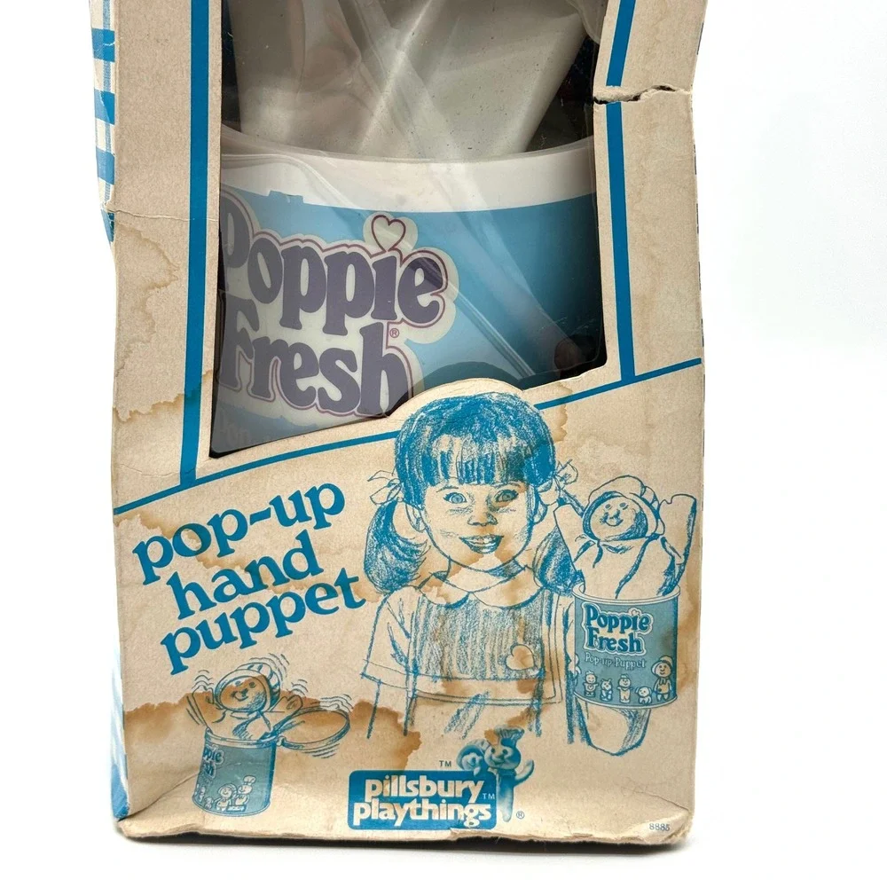 Poppie Fresh Pillsbury Pop Up Puppet 1974 Vintage 70s Rare